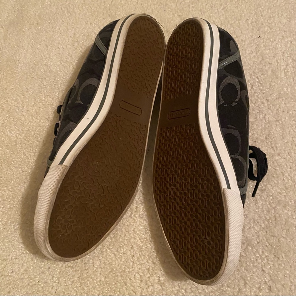Coach Black and Gray Women's Sneakers - Picture 7 of 9